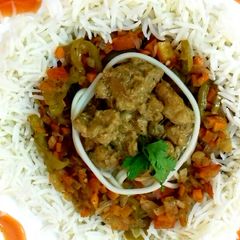 A picture of Singaporean Rice.