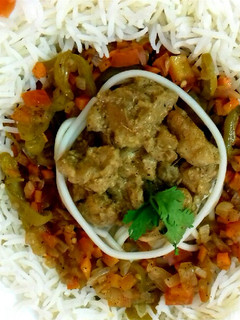 A picture of Singaporean Rice.