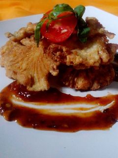 Foto resep Jamur tiram crispy + oyster sauce