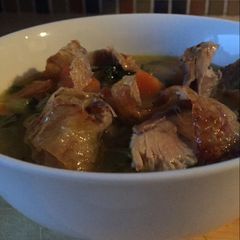 A picture of Chicken soup.