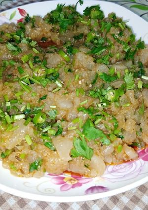 A picture of Turnip Bhujia.