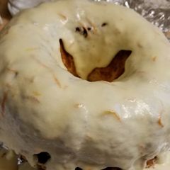 A picture of Orange Fluff Cake.