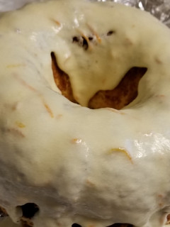 A picture of Orange Fluff Cake.