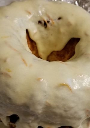 A picture of Orange Fluff Cake.