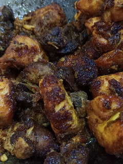 Foto resep Jeroan ayam bumbu bebek