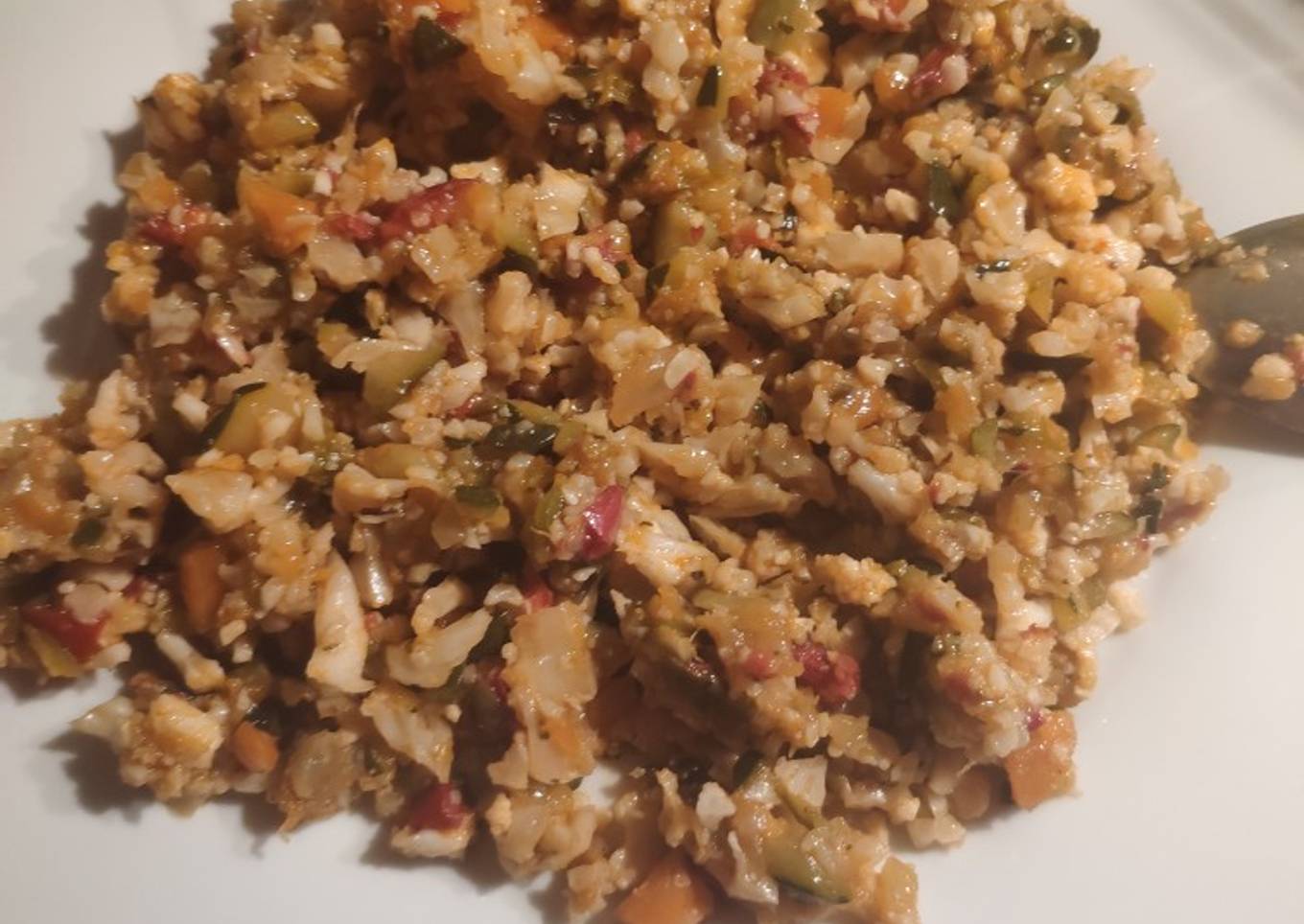 Falso cous cous de coliflor