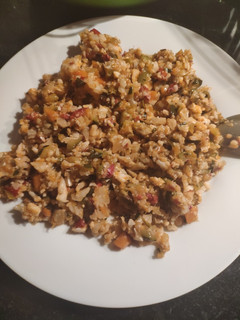 Una foto de Falso cous cous de coliflor