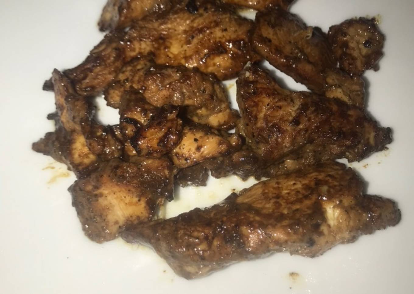 Goreng dengan potongan ayam