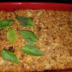 A picture of Banana Oatmeal Pie.