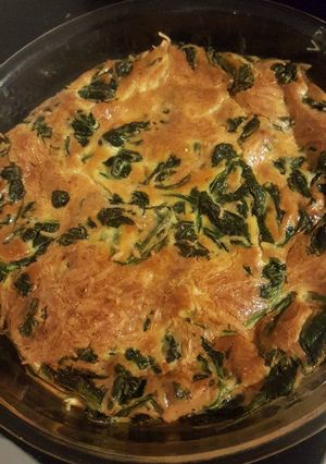 Une photo de Flan aux épinards