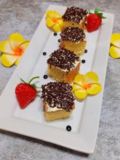 Foto resep Bolu Jadul Topping Meses
