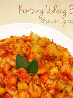 Foto resep Kentang Udang Balado