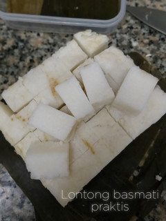 Foto resep Lontong basmati praktis
