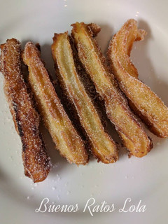 Una foto de Churros caseros