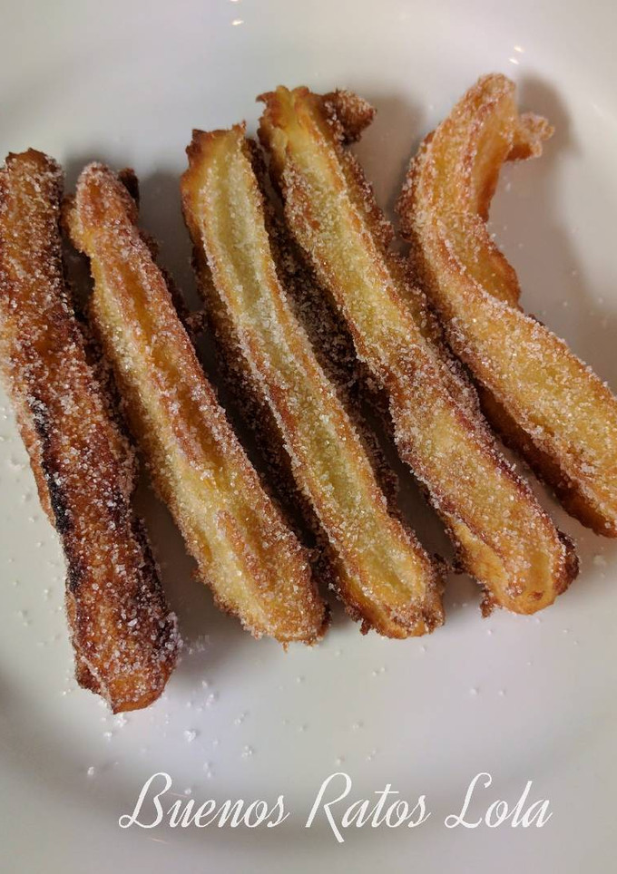 Una foto de Churros caseros