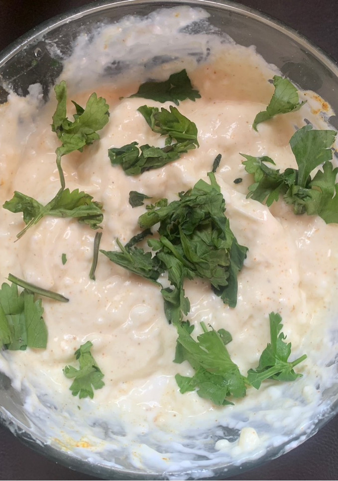 Una foto de Salsa de yoghurt