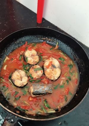 Hình của món Cá thu sốt cà chua.