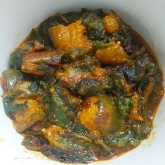 Baigan saag A picture of Baigan saag.