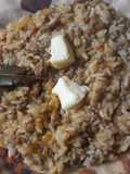 Guiso de arroz y lentejas