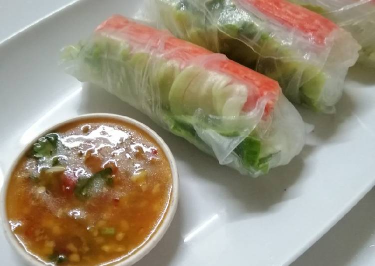 Steps To Prepare Quick Vietnam Roll Awesome Resipi