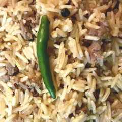 A picture of Keema Pulav.