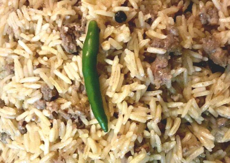 How to Cook Perfect Keema Pulav