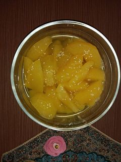 عکسی از دستور کمپوت سیب