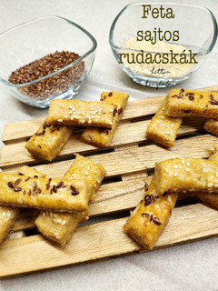 Feta sajtos rudacskák - teljes kiőrlésű recept fotója