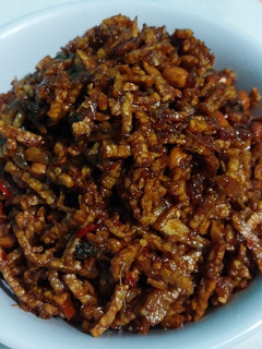 Foto resep 38 ☆ Orek Kering Tempe Kacang teri Pedas Manis ☆