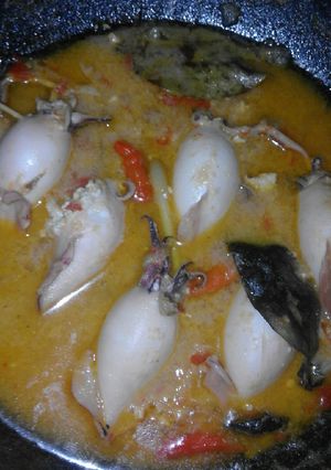 Foto resep Gulai cumi isi tahu