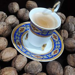 A picture of Hyderabadi Irani chai.