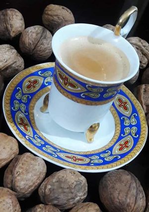 A picture of Hyderabadi Irani chai.