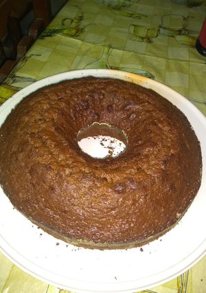 Una foto de Bizcochuelo de chocolate casero