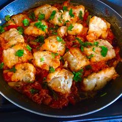 A picture of Brazilian fish stew: (moqueca).