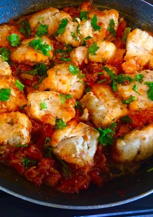 A picture of Brazilian fish stew: (moqueca).