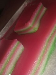 Foto resep Kue lapis tepung kanji Dan tepung beras