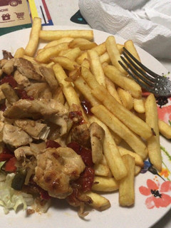 Una foto de Salteado de pollo con especias
