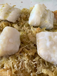 Una foto de Gratinado de patatas y col