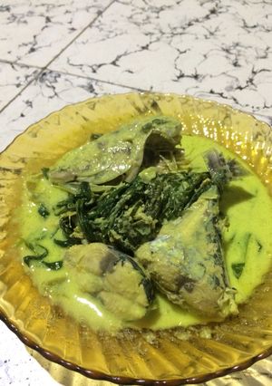 Foto resep Gulai ikan tongkol daun singkong padang