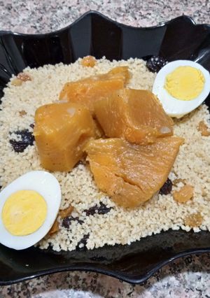 Une photo de Couscous de blé complet à la courge