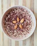 Smoothie bowl de yogur casero con banana y chocolate 🍶🍌🍫 para entrenamientos duros 🏋️🏊 🚣