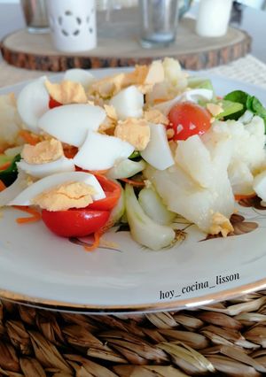 Una foto de Ensalada de coliflor