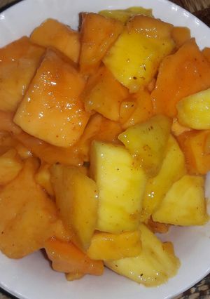 A picture of Mango chaat.