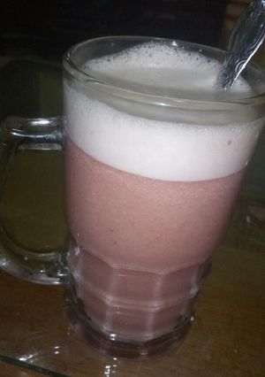 Foto resep Jus Pisang + Strawberry (no sugar)