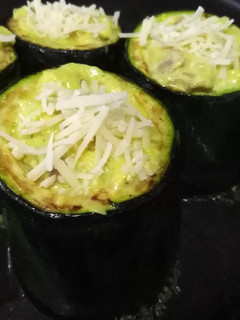 Una foto de Calabacines rellenos