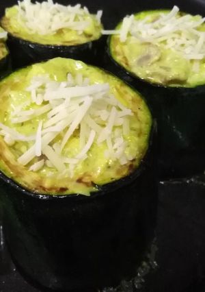 Una foto de Calabacines rellenos