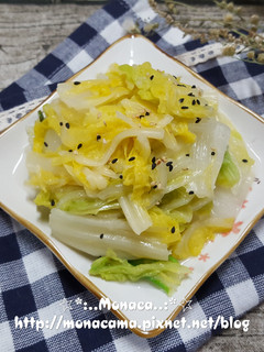 韓式涼拌白菜배추무침 的食譜成品照片
