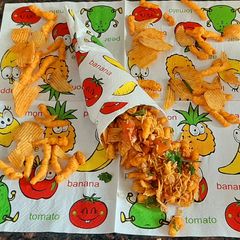 Kurkure chips bhel A picture of Kurkure chips bhel.