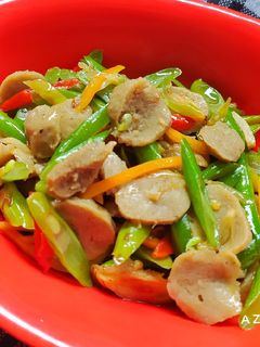 Foto resep 8. Tumis Buncis dengan Baso Sapi