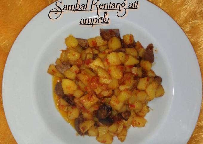 Sambal kentang ati ampela